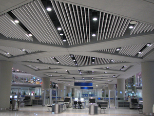 Aluminum U Shape Ceiling-Nanjing Railway Station-20000square meter