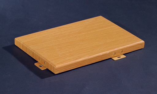 Wooden color Aluminum solid panel
